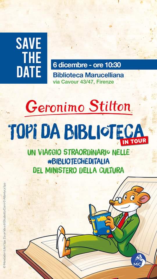 Geronimo Stilton. Topi da Biblioteca 6 dicembre 2022